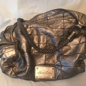 Kenneth Cole metallic leather shoulder bag